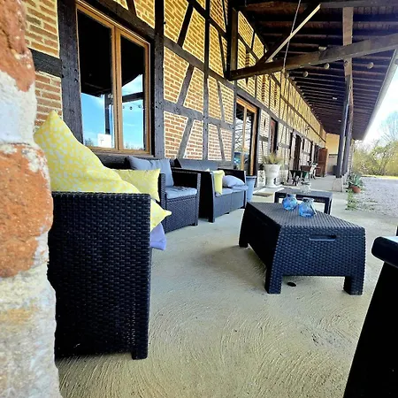 Semesterbostad Belle Vue Barn ,charming Spacious Rustic In French Coutryside
